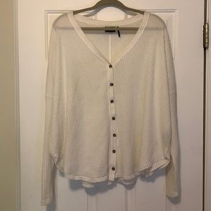 Urban Outfitters Waffle Knit Top